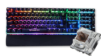 Black - Sahara RGB Keyboard Arabic/English